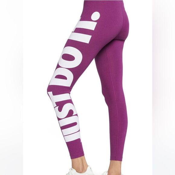 NWT Nike Women NSW Essential JDI High Rise Leggings Viotech Women S(CZ8534-503) - Picture 2 of 9